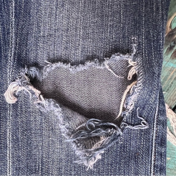 Agolde Distressed Skinny Jeans Size 24 - Picture 14 of 15